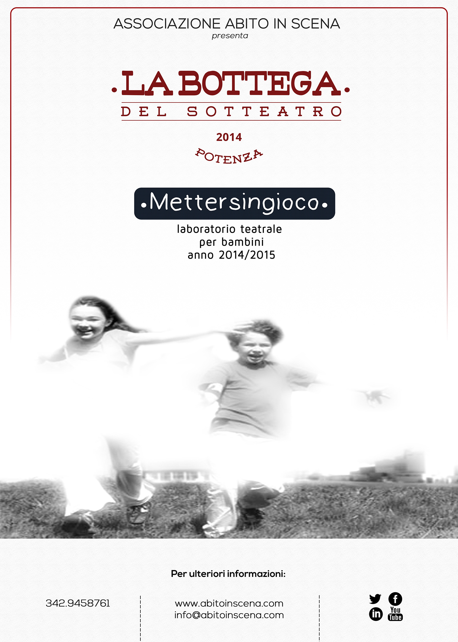 Abito in Scena | Laboratorio teatrale per bambini "Mettersingioco"